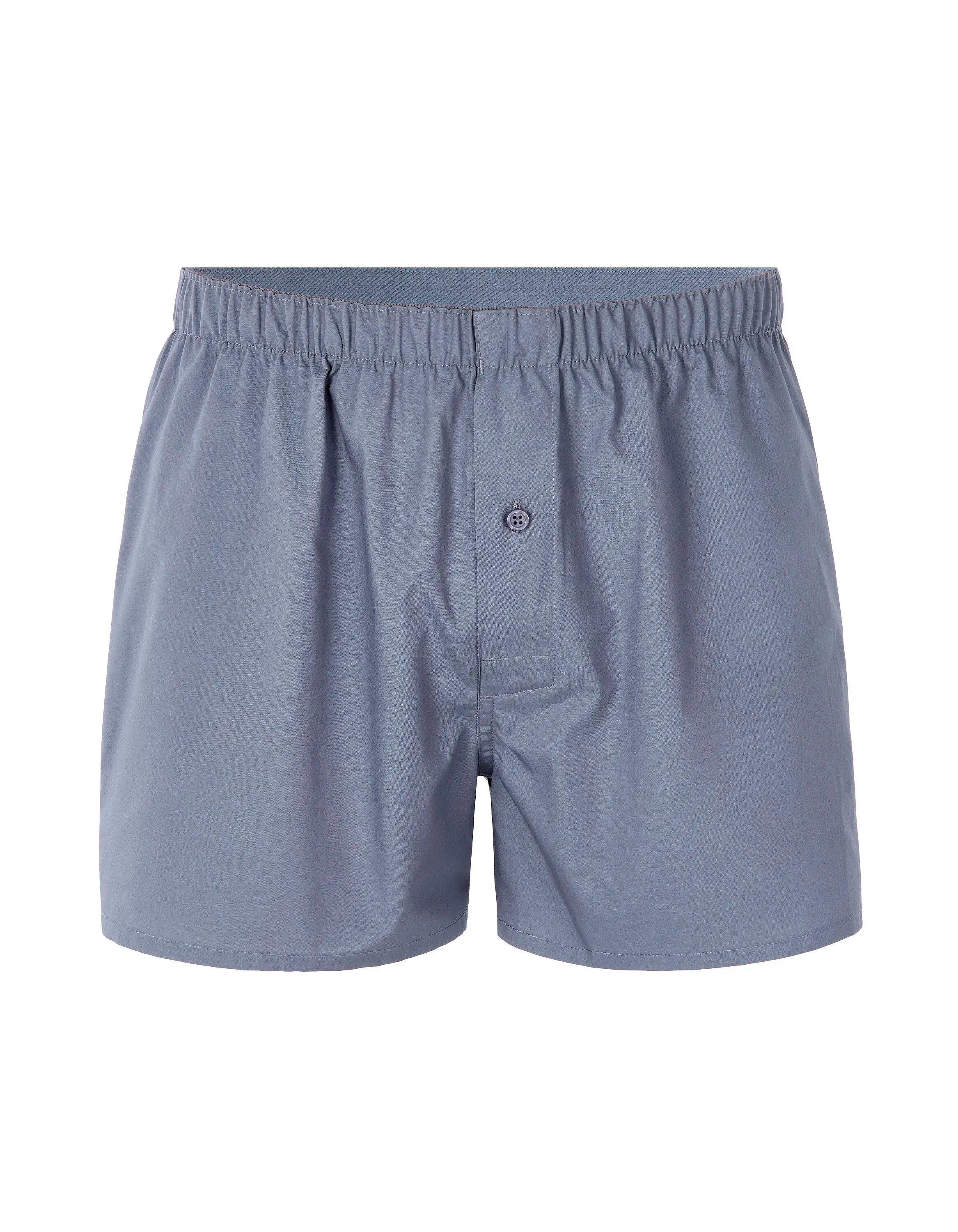 Celio_Grey Blue Storm_100% Cotton Plain Boxer Shorts_JIWOSOLID_GREY BLUE STORM_01