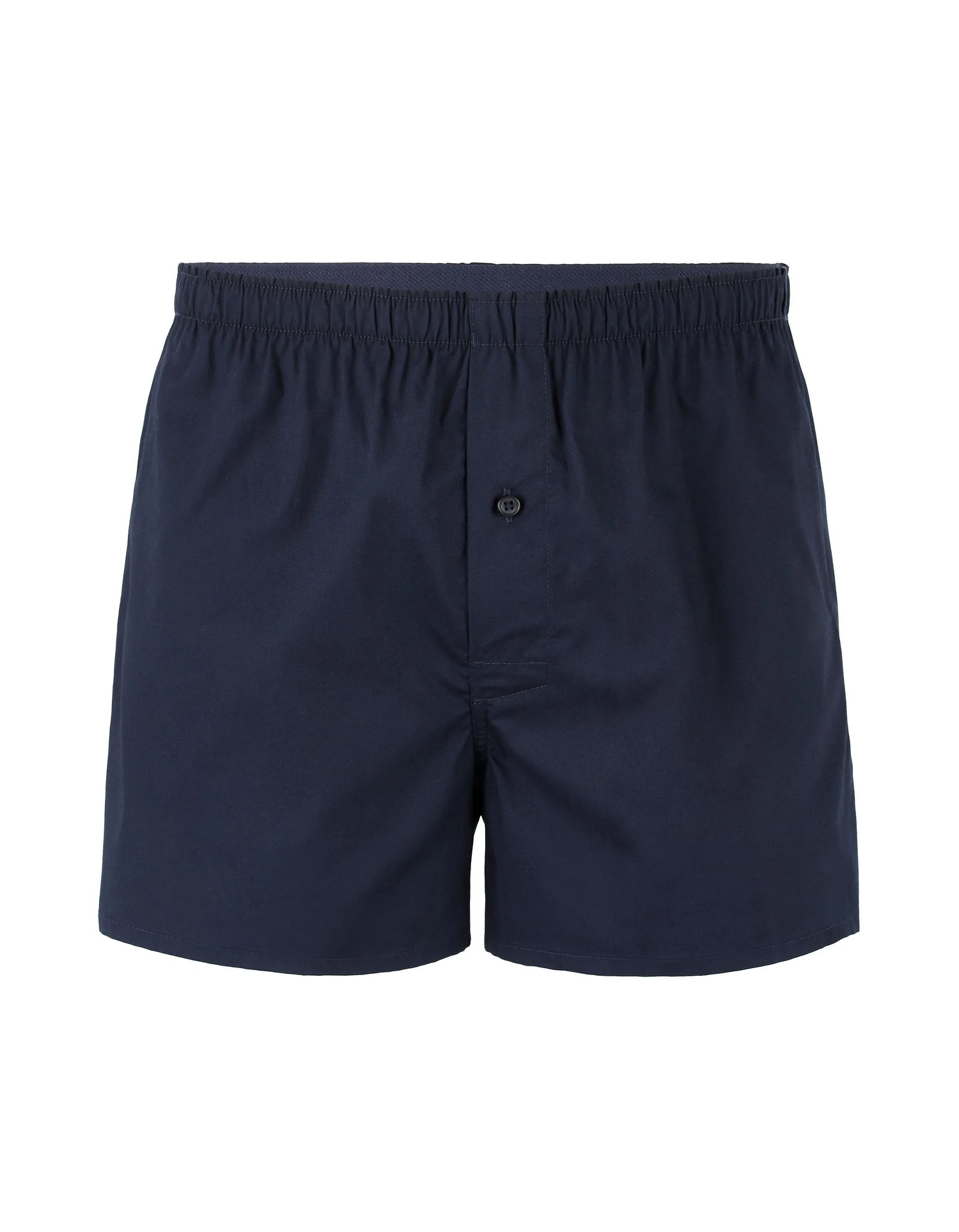 Celio_Navy_Plain Cotton Boxer Shorts_JIWOSOLID_NAVY_01