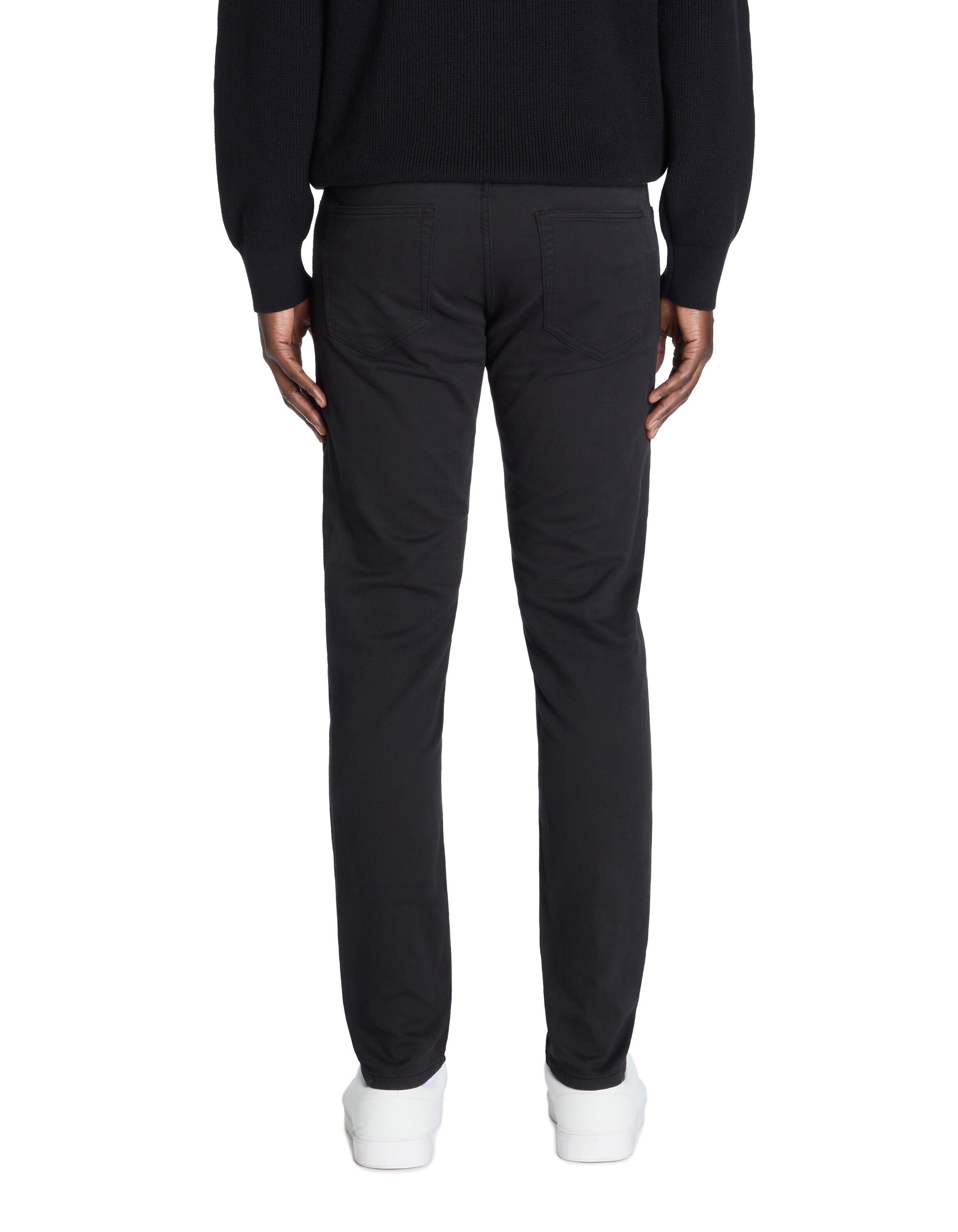 Celio_Black 100% Stretch Cotton Slim Pants_JOFIVE_NOIR_03