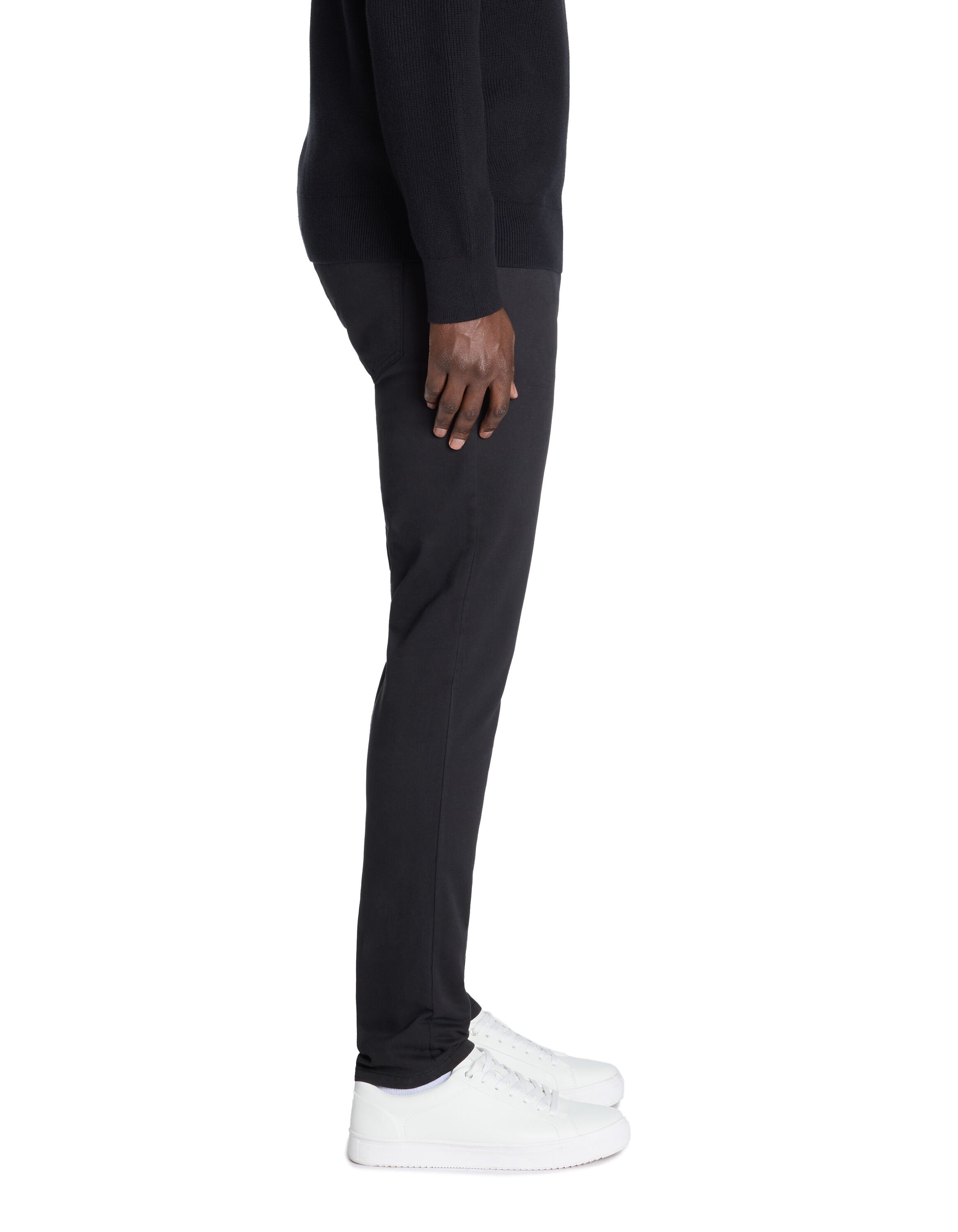 Celio_Black 100% Stretch Cotton Slim Pants_JOFIVE_NOIR_04