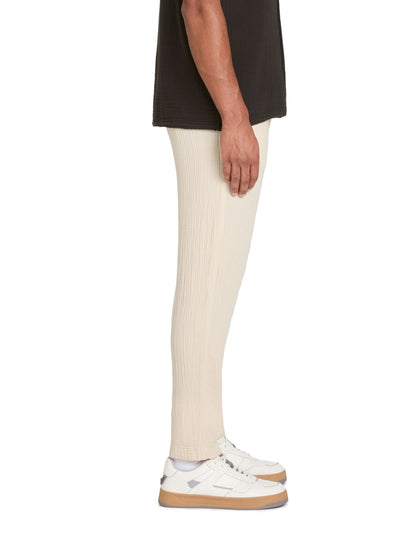 Cotton Gauze Trousers - Beige_05