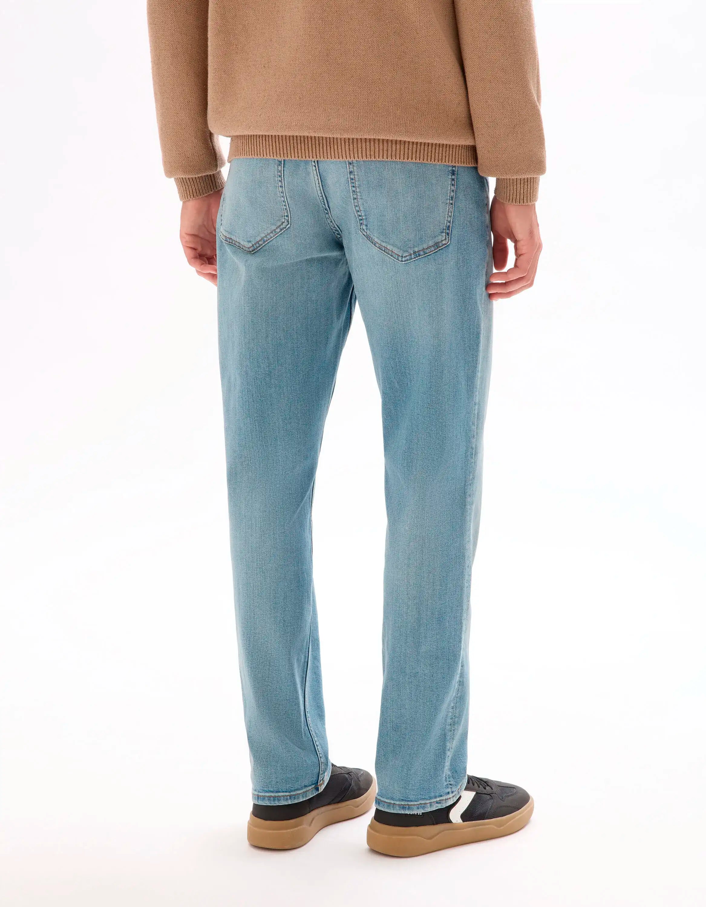 Celio_Bleached H25_C.15 Straight Stretch Cotton Jeans_JOLESS_BLEACHED H25_03