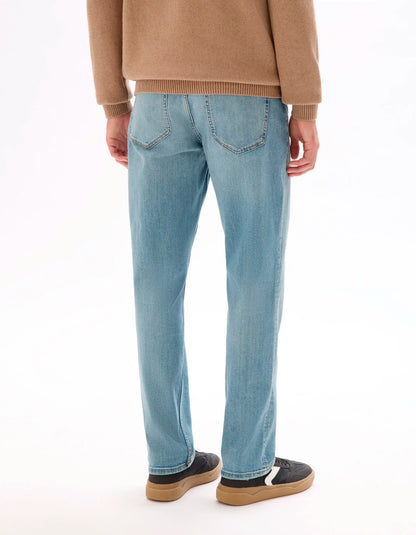 Celio_Bleached H25_C.15 Straight Stretch Cotton Jeans_JOLESS_BLEACHED H25_03
