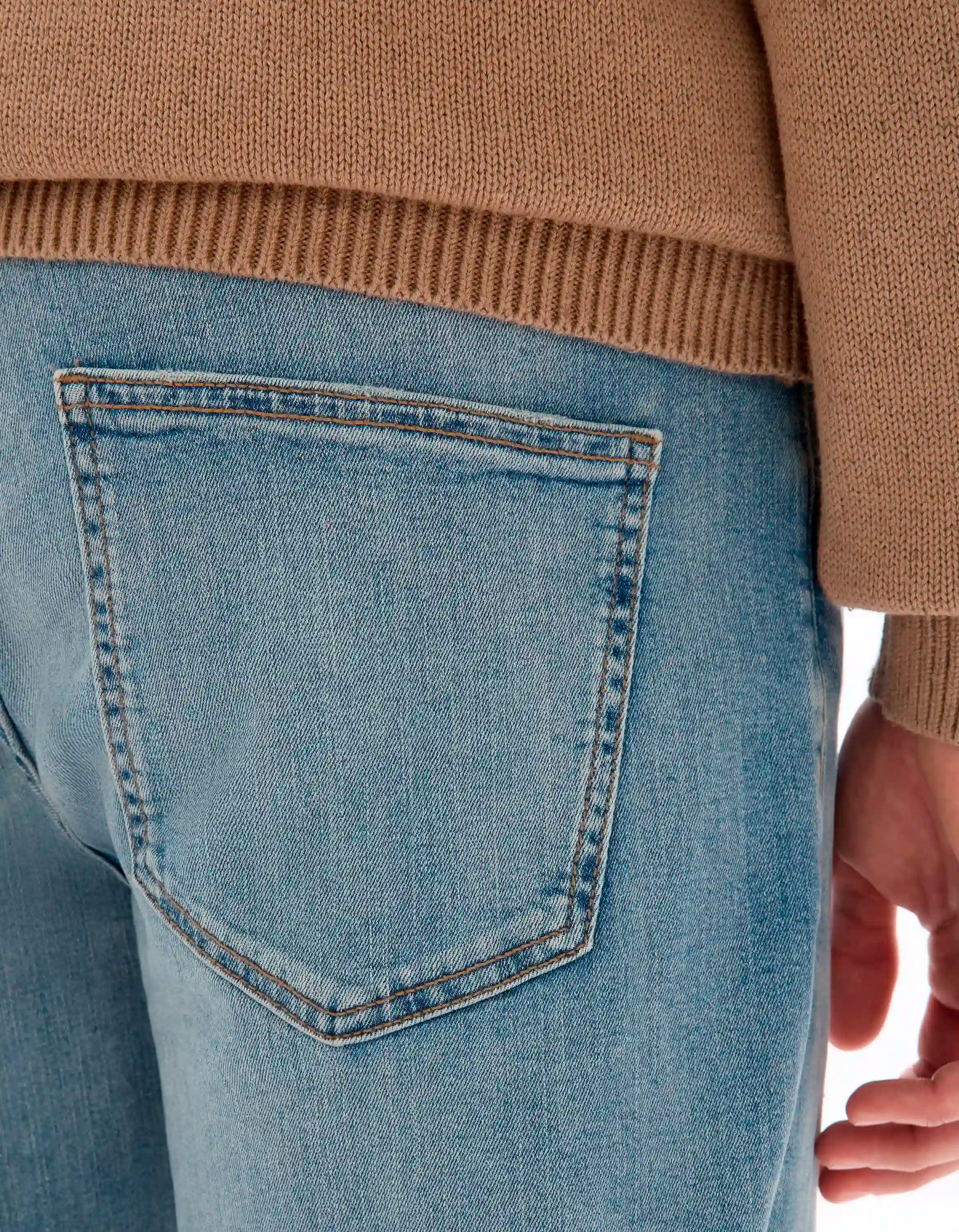 Celio_Bleached H25_C.15 Straight Stretch Cotton Jeans_JOLESS_BLEACHED H25_05