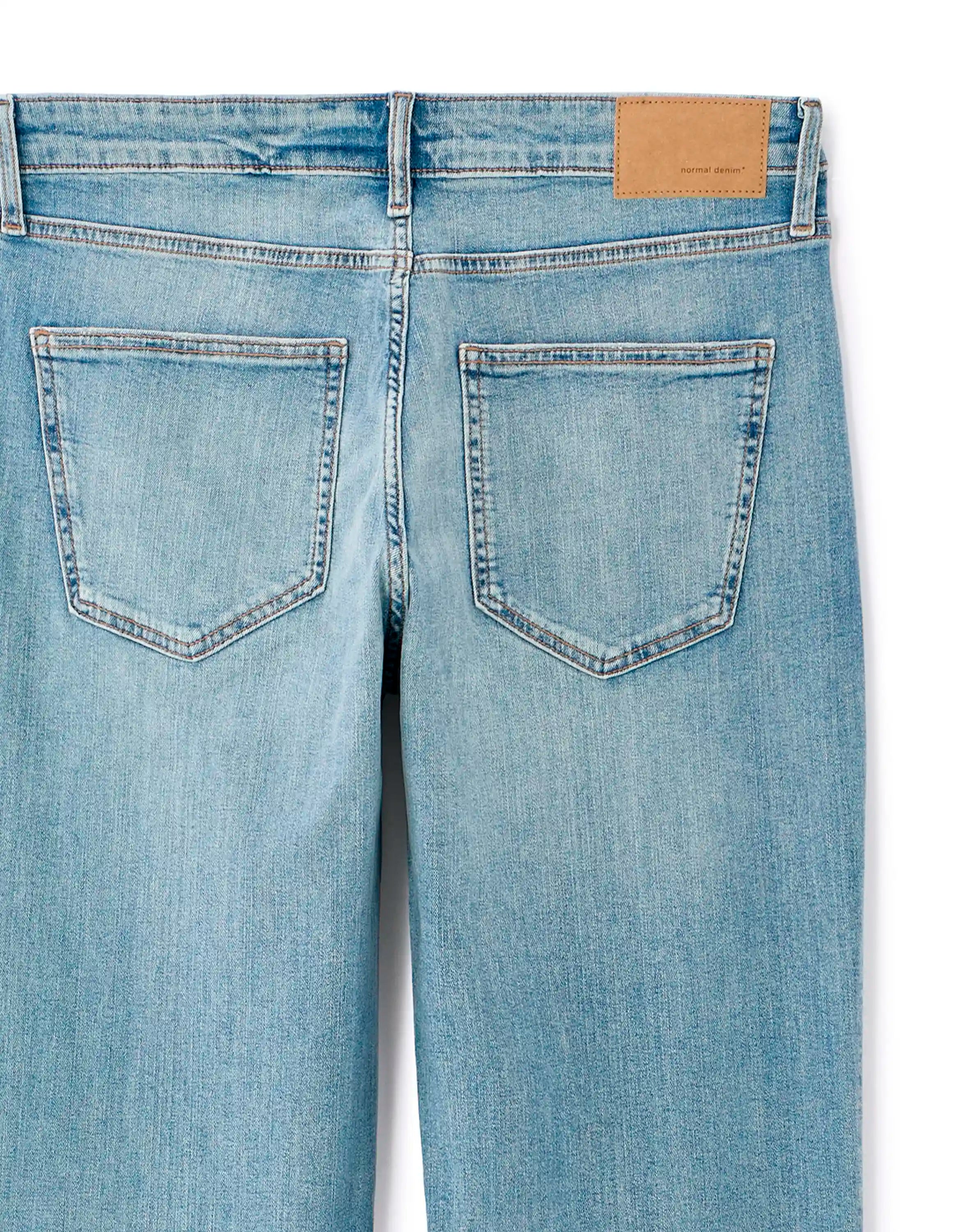 Celio_Bleached H25_C.15 Straight Stretch Cotton Jeans_JOLESS_BLEACHED H25_08