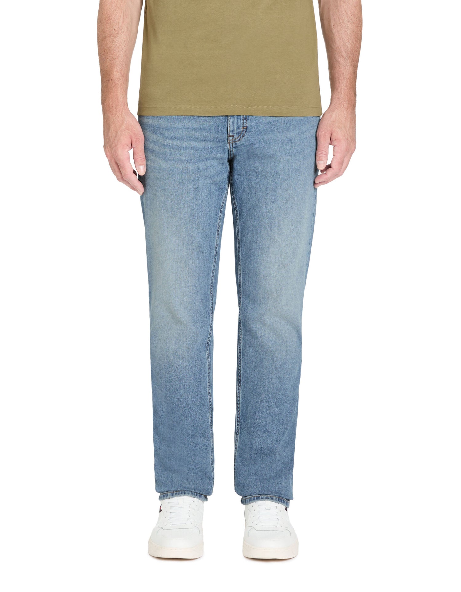 Celio_Light Blue Straight Stretch Cotton Jeans_JOLESS_BLEACHED_02