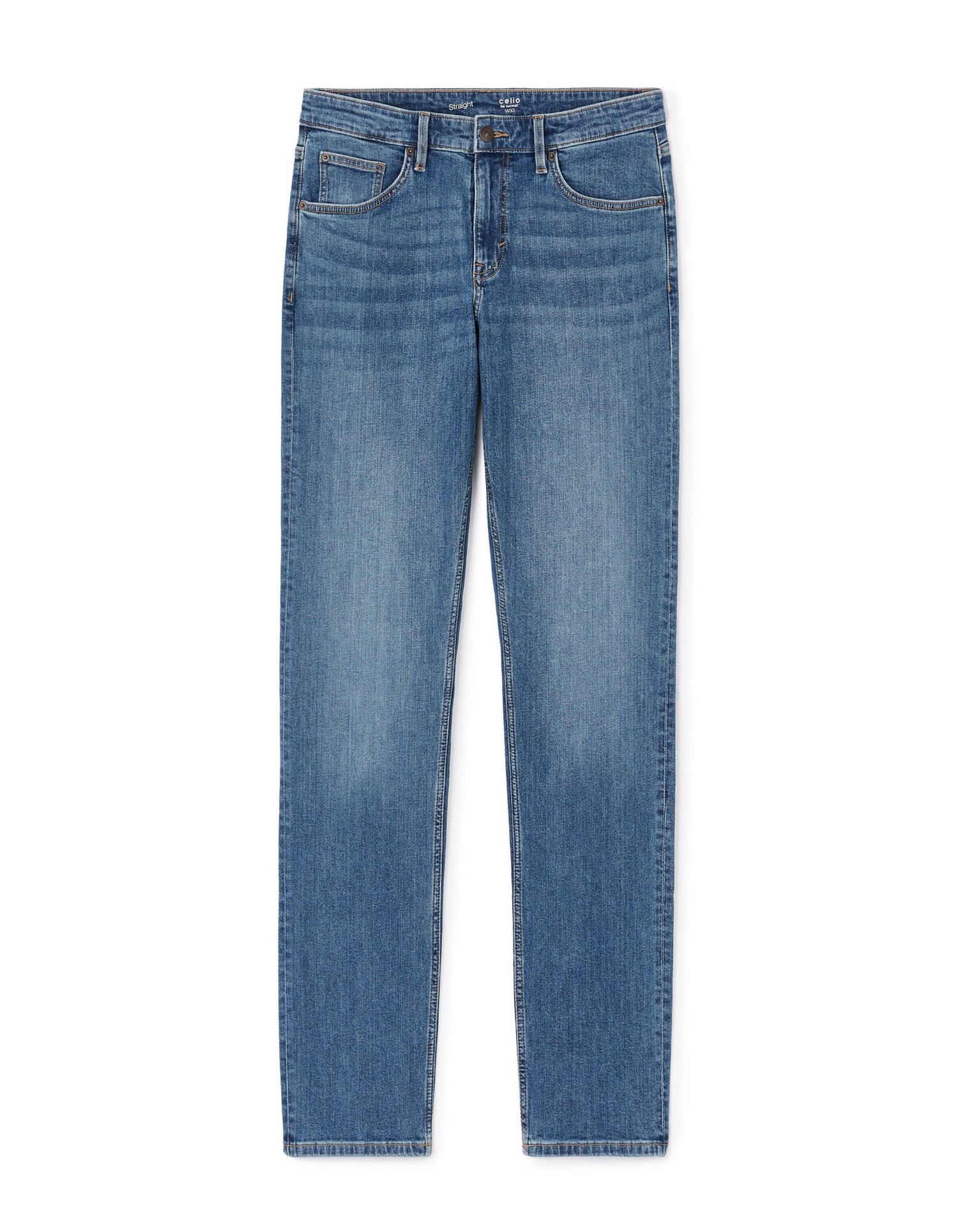 Straight Stretch C15 Jeans - Blue_01