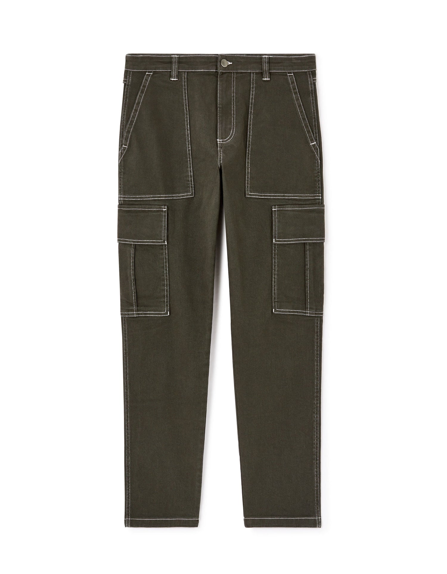 Cargo Pants Loose - Khaki_01