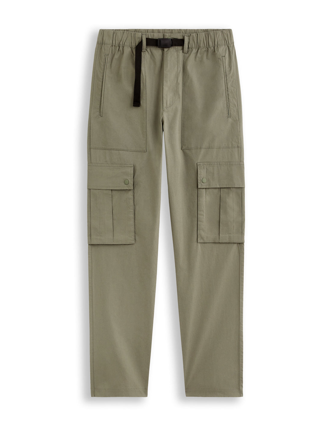 Straight Cargo Pants - Khaki_01