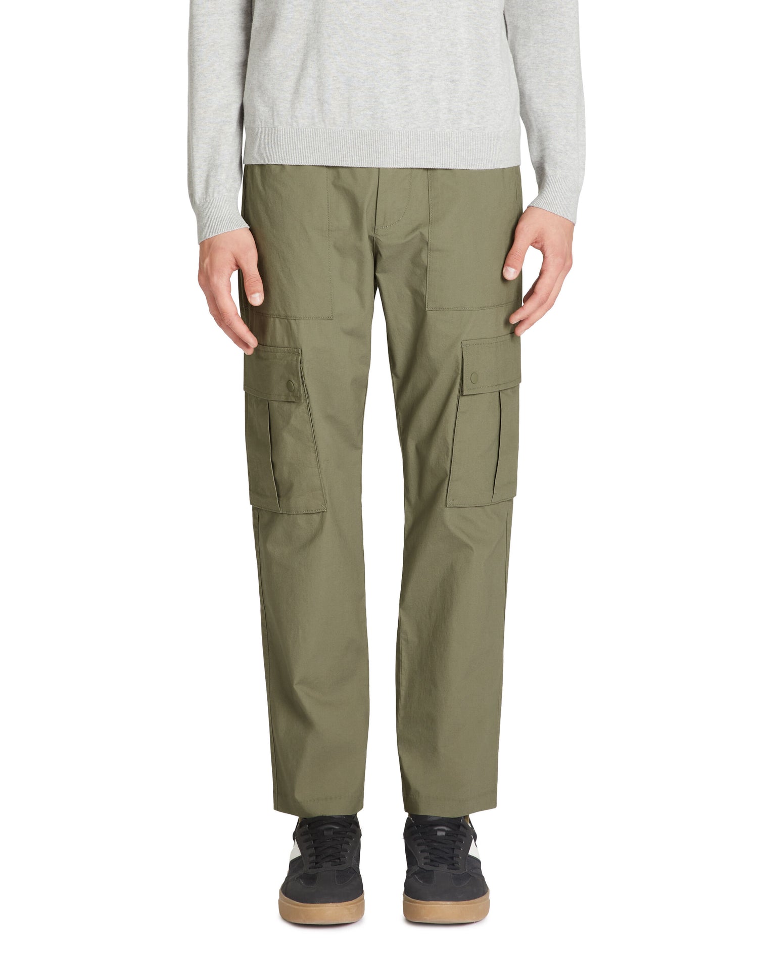 Straight Cargo Pants - Khaki_02