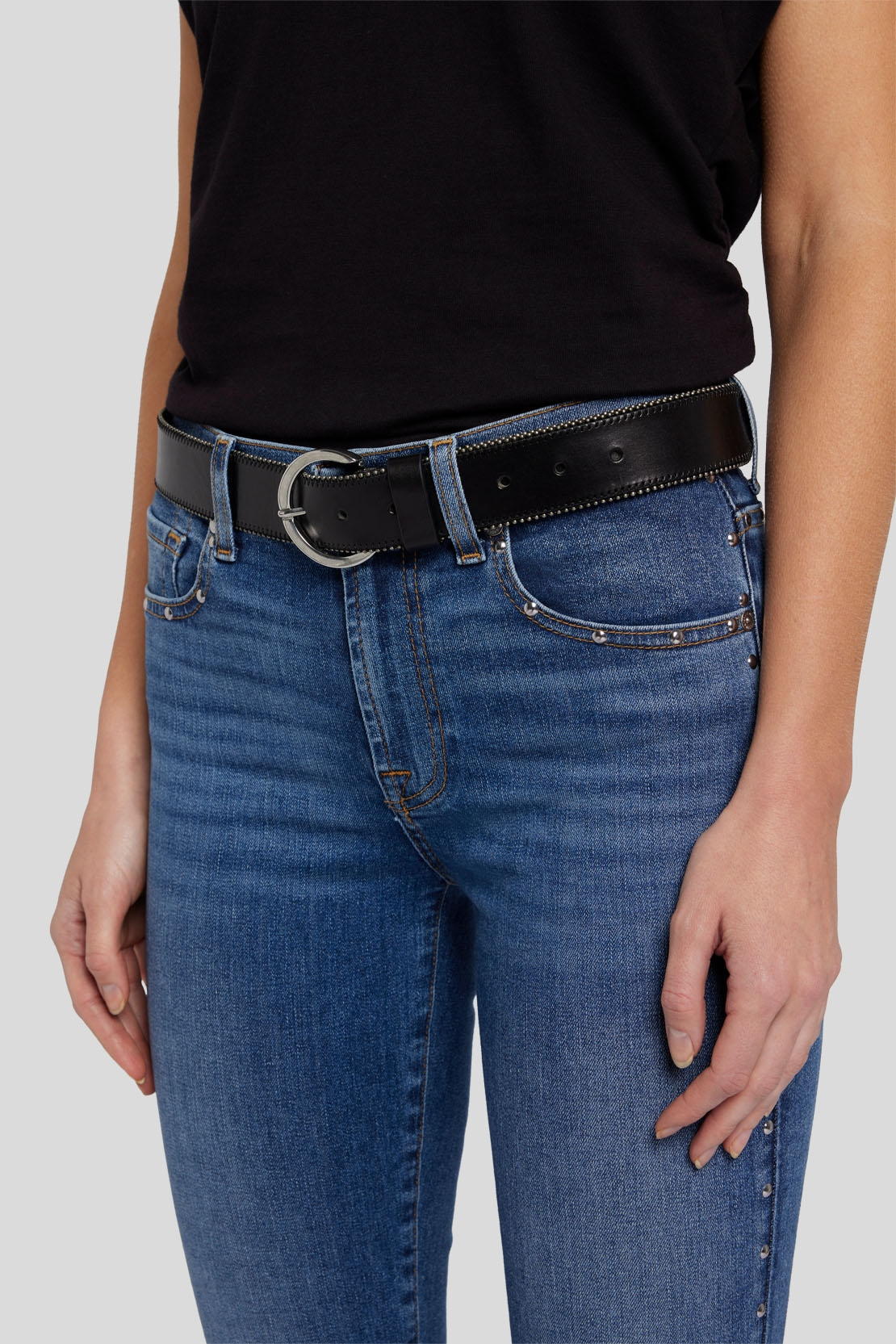 Micro Studs Belt Leather Black_JS1A6410BL_BL_03