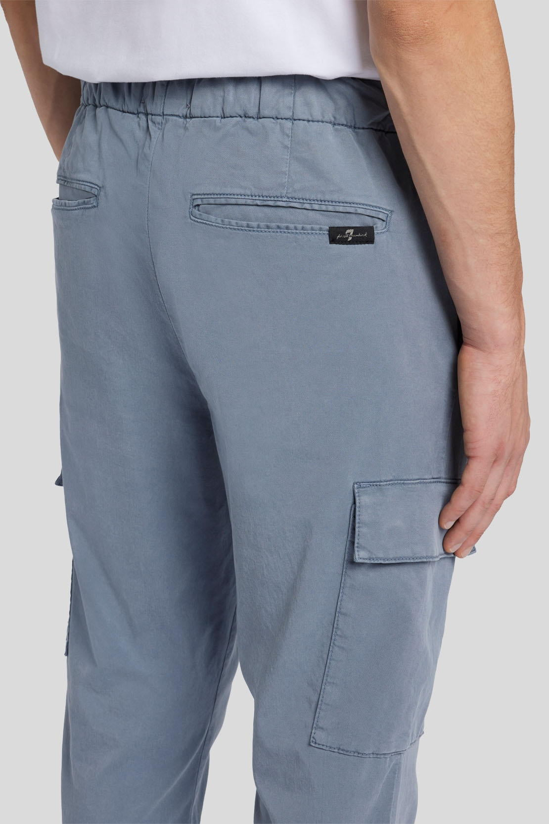 Cargo Jogger Colored Tencel Dusty Blue_JSAMC230DY_DY_06