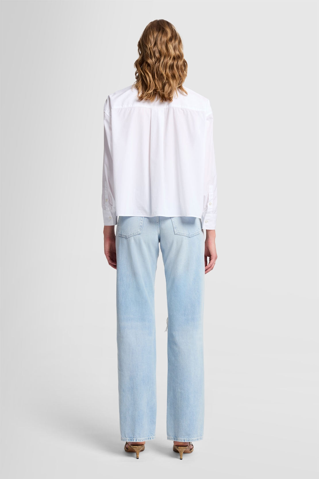 Cropped Shirt Cotton White_02