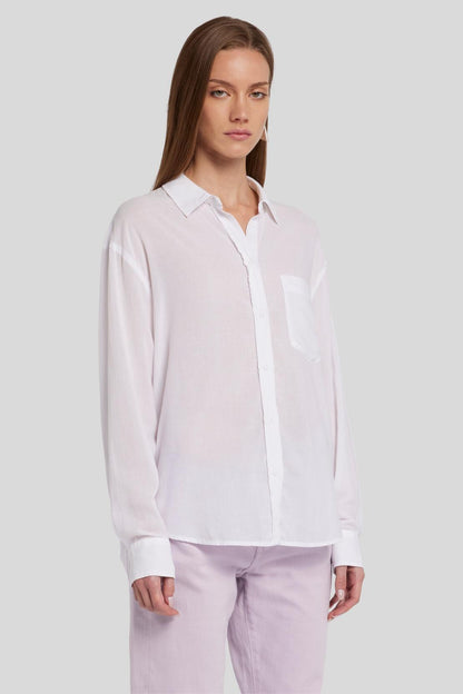 Voile Button Down Cotton White_JSFL5680WH_WH_01