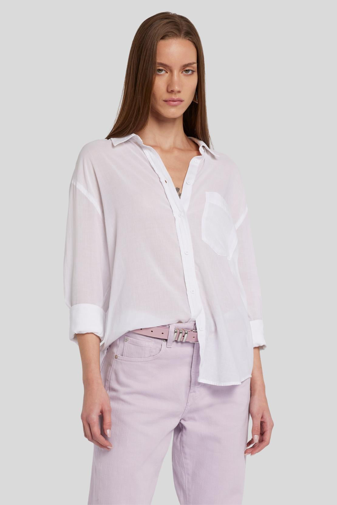 Voile Button Down Cotton White_JSFL5680WH_WH_04