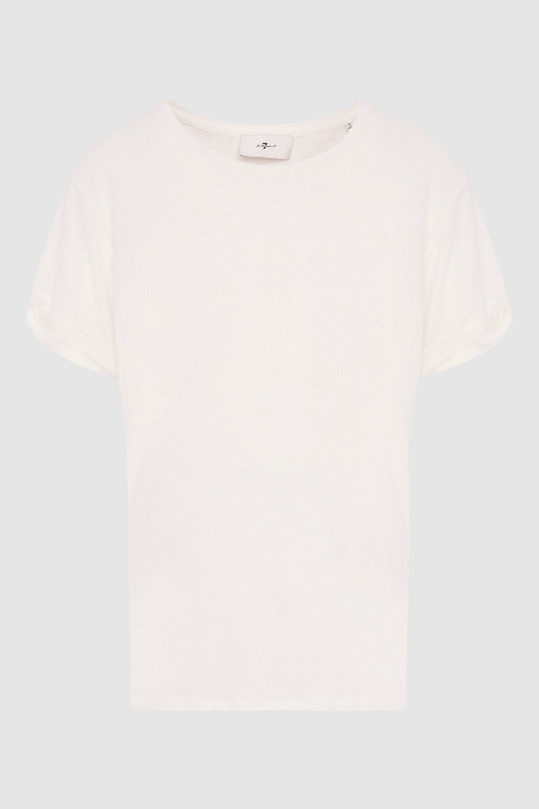 Roll Slv T-Shirt Linen White_06