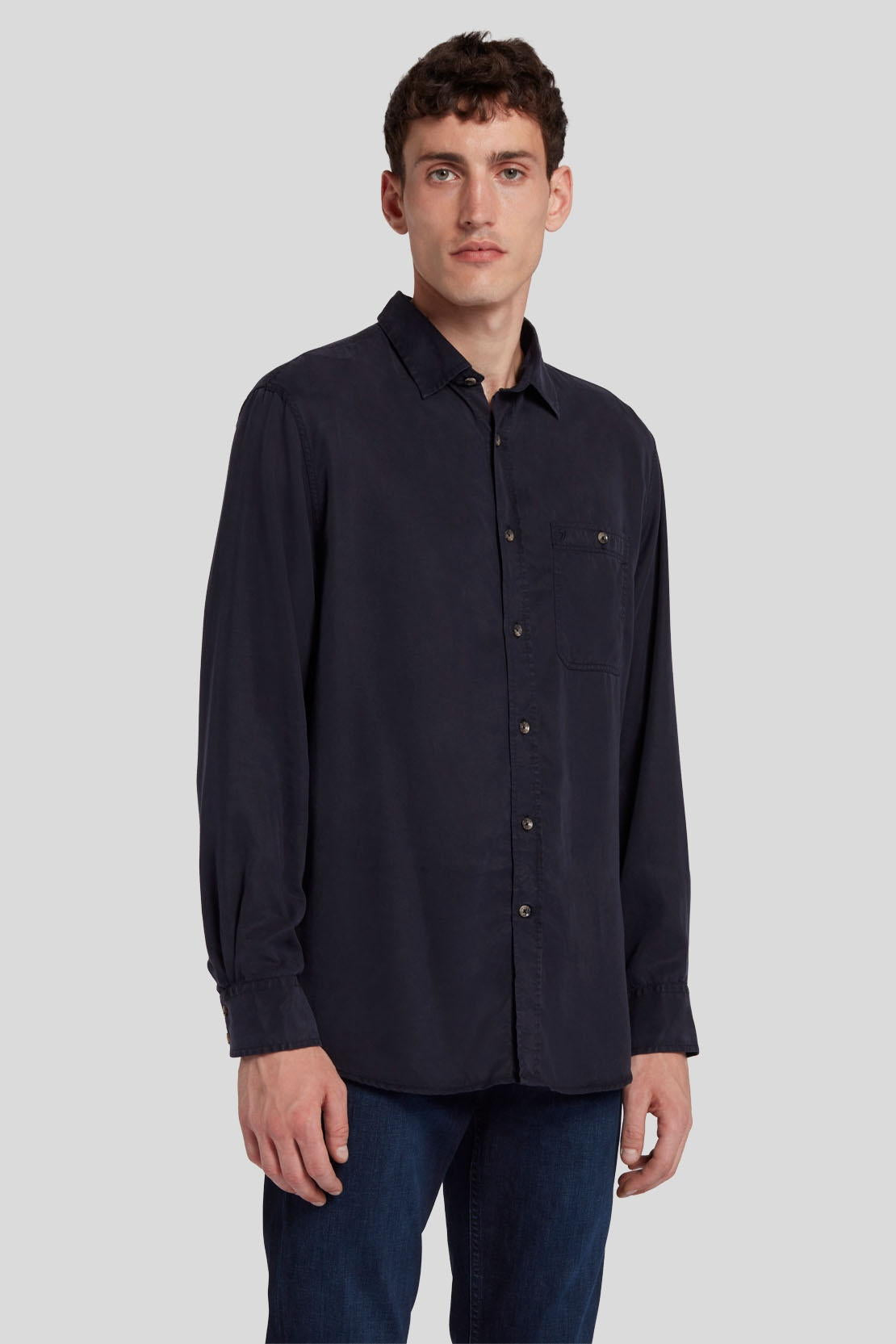 One Pocket Shirt Tencel Blue_JSFM4390NA_NA_01