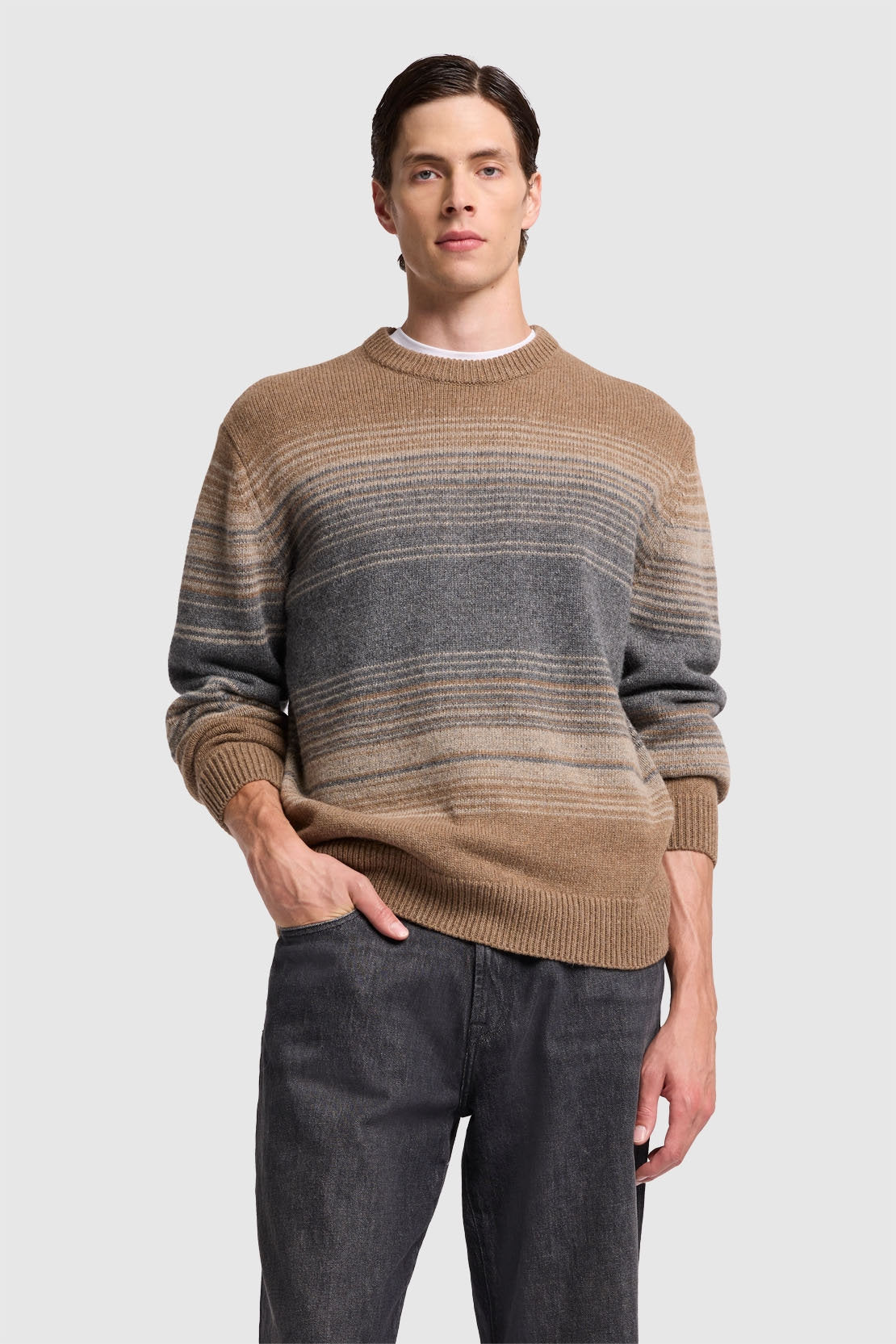 Crew Neck Knit Alpaca Multicolour_JSHM2490FA_FA_01