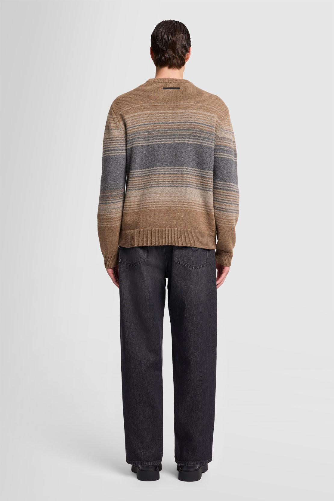 Crew Neck Knit Alpaca Multicolour_JSHM2490FA_FA_04