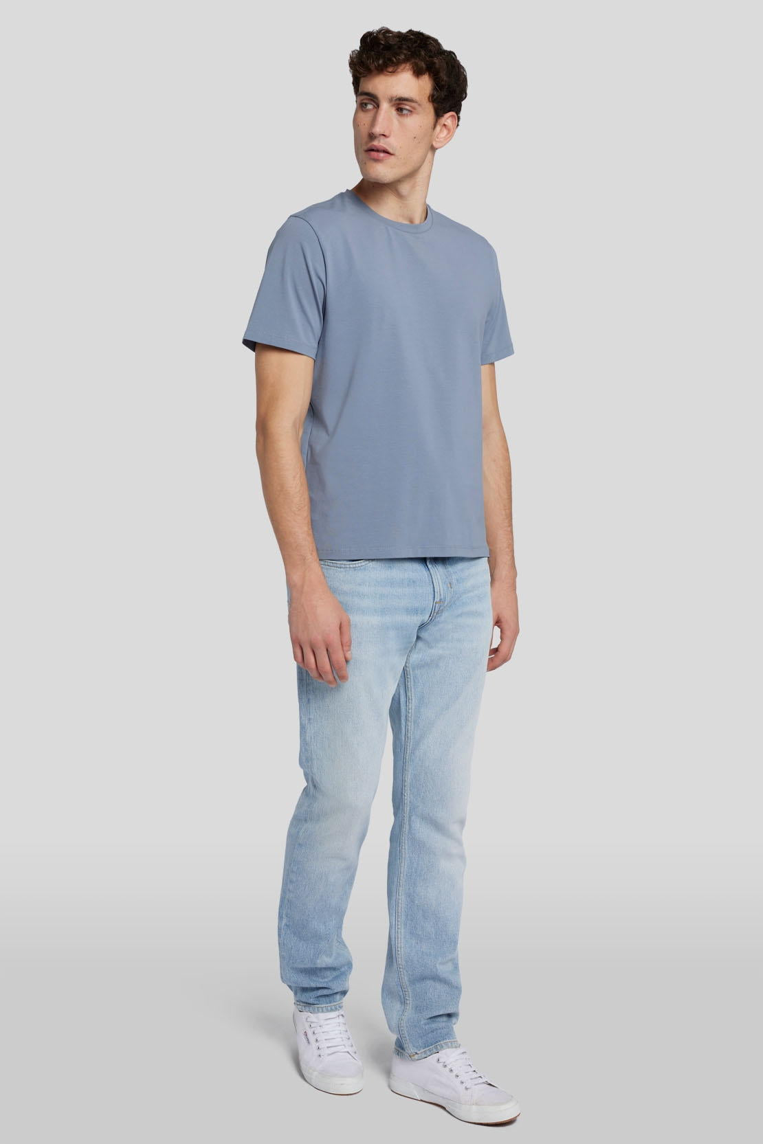 T-Shirt Luxe Performance Dusty Blue_JSIM2370DB_DB_02