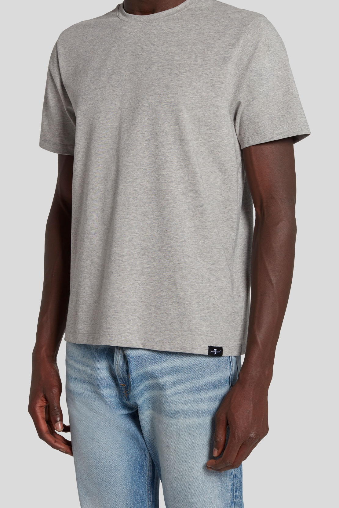 T-Shirt Luxe Performance Grey Melange_JSIM2370GM_GM_03