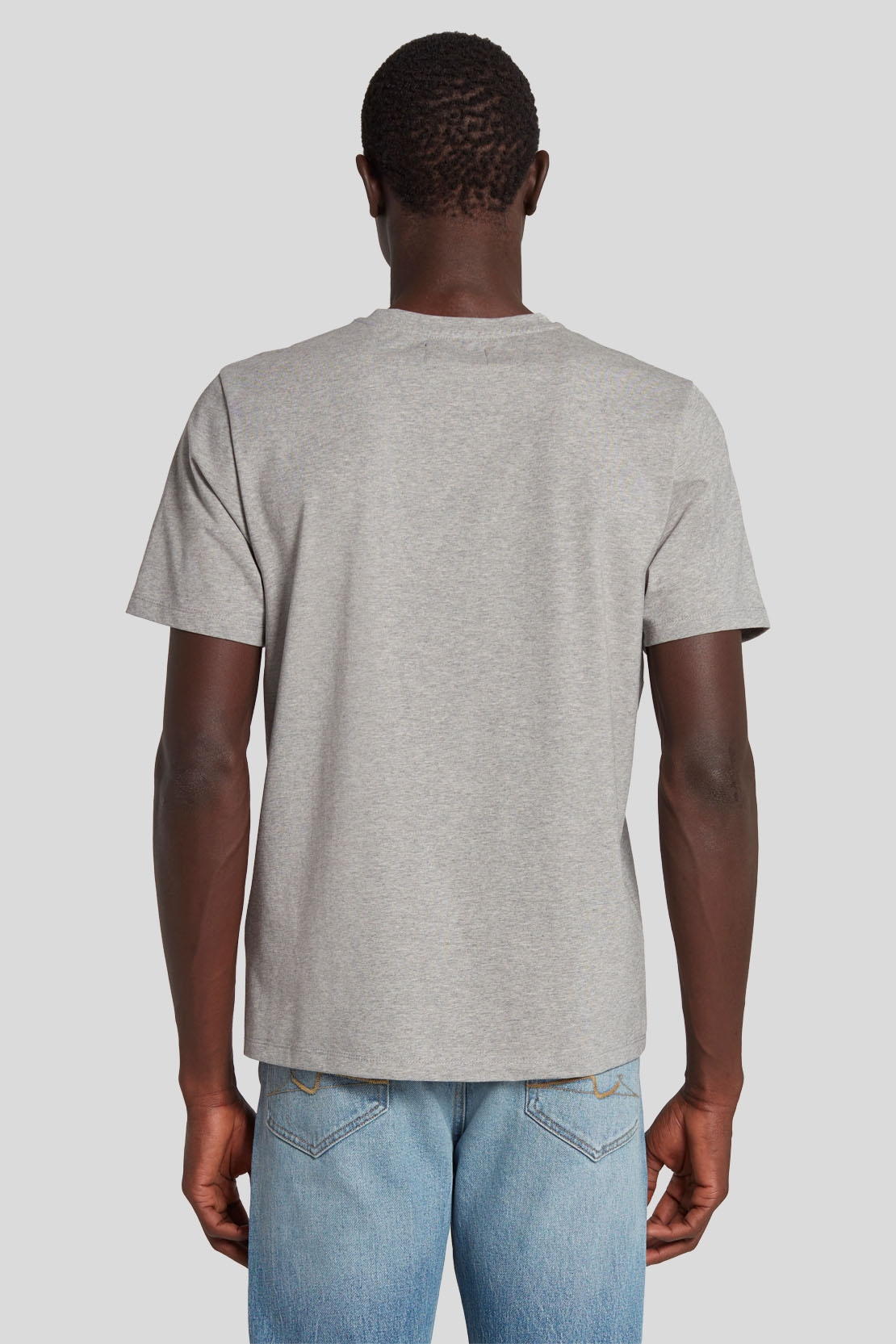 T-Shirt Luxe Performance Grey Melange_JSIM2370GM_GM_04