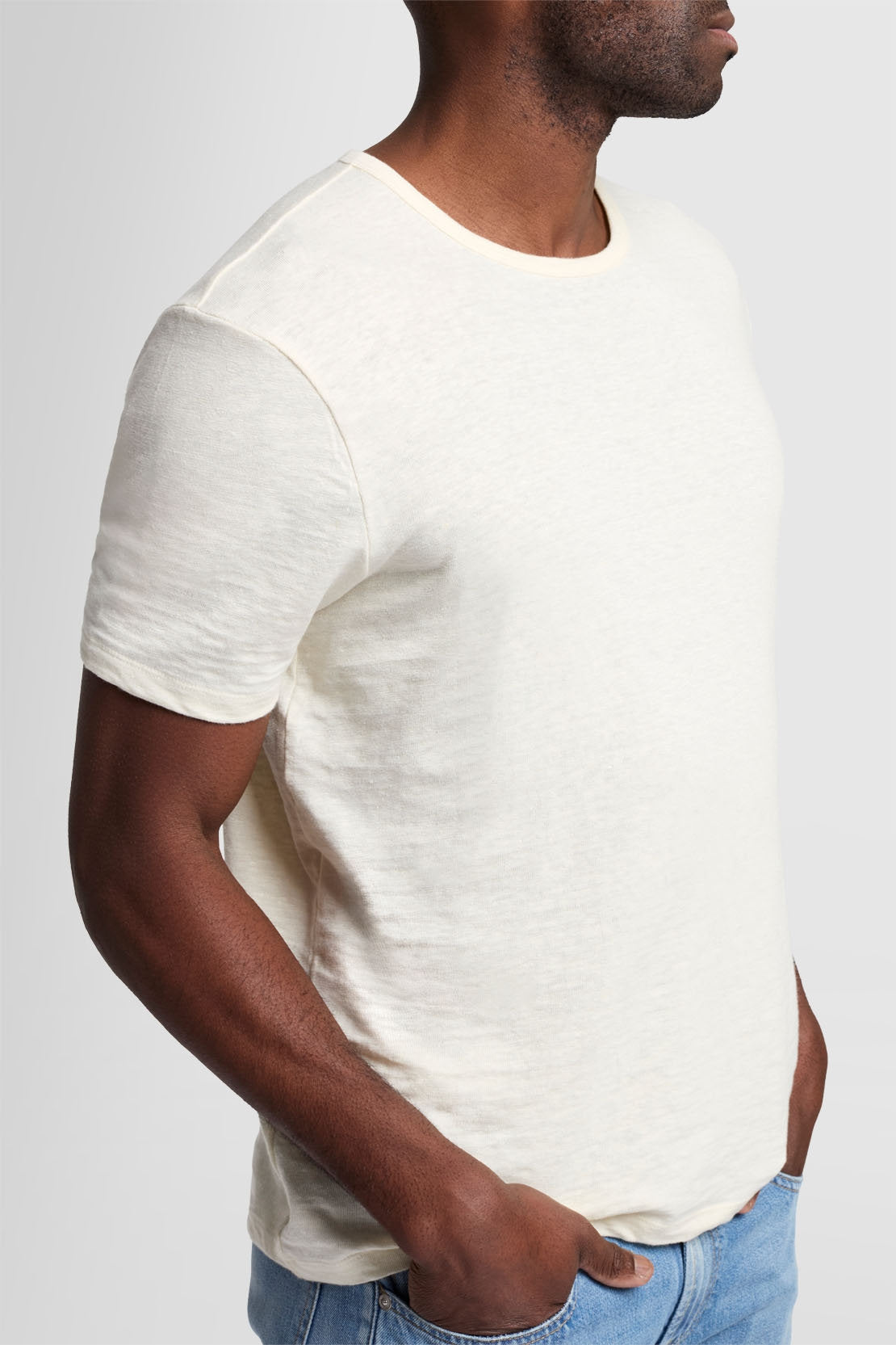 T-Shirt Linen White_05