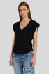 Pleated Sleeveless Tee Cotton Black_JSLL5770BK_BK_01