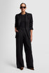 Pleated Trouser Linen Black_01