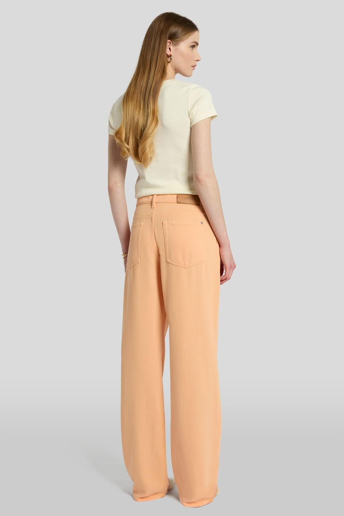 Tess Trouser Colored Tencel Peach_JSSTC850GF_GF_04