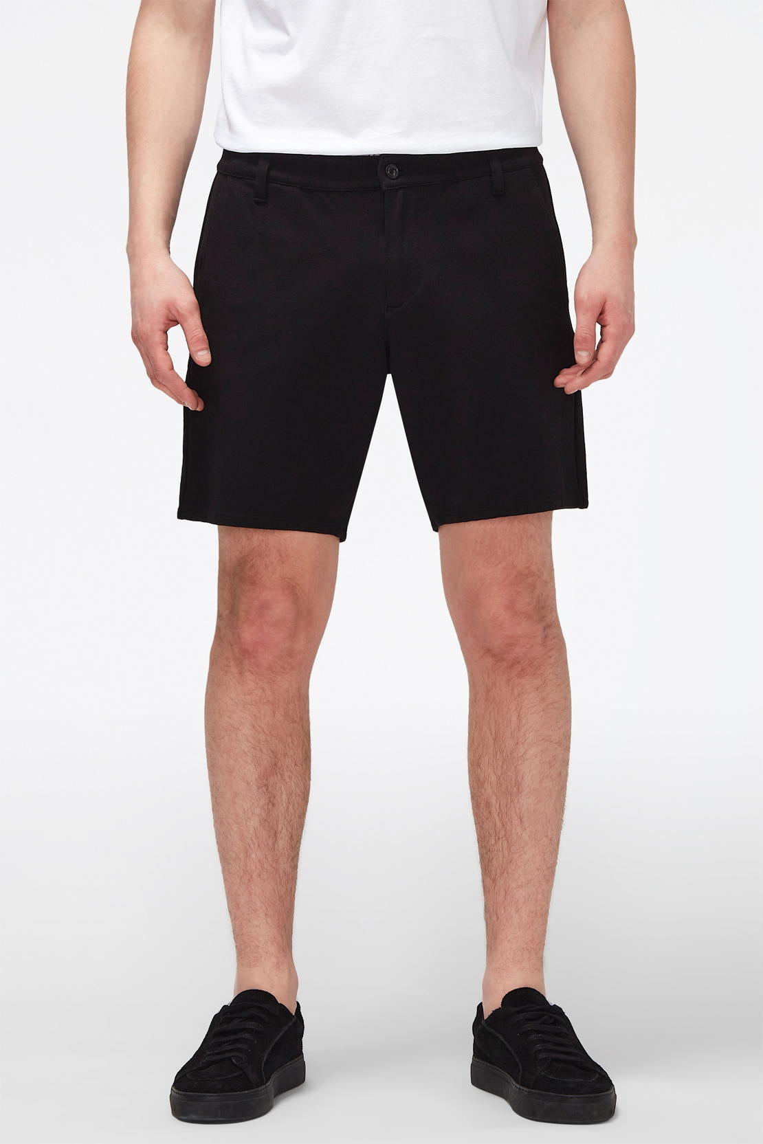 Travel Short Double Knit Black_JSTRB960BL_BL_02