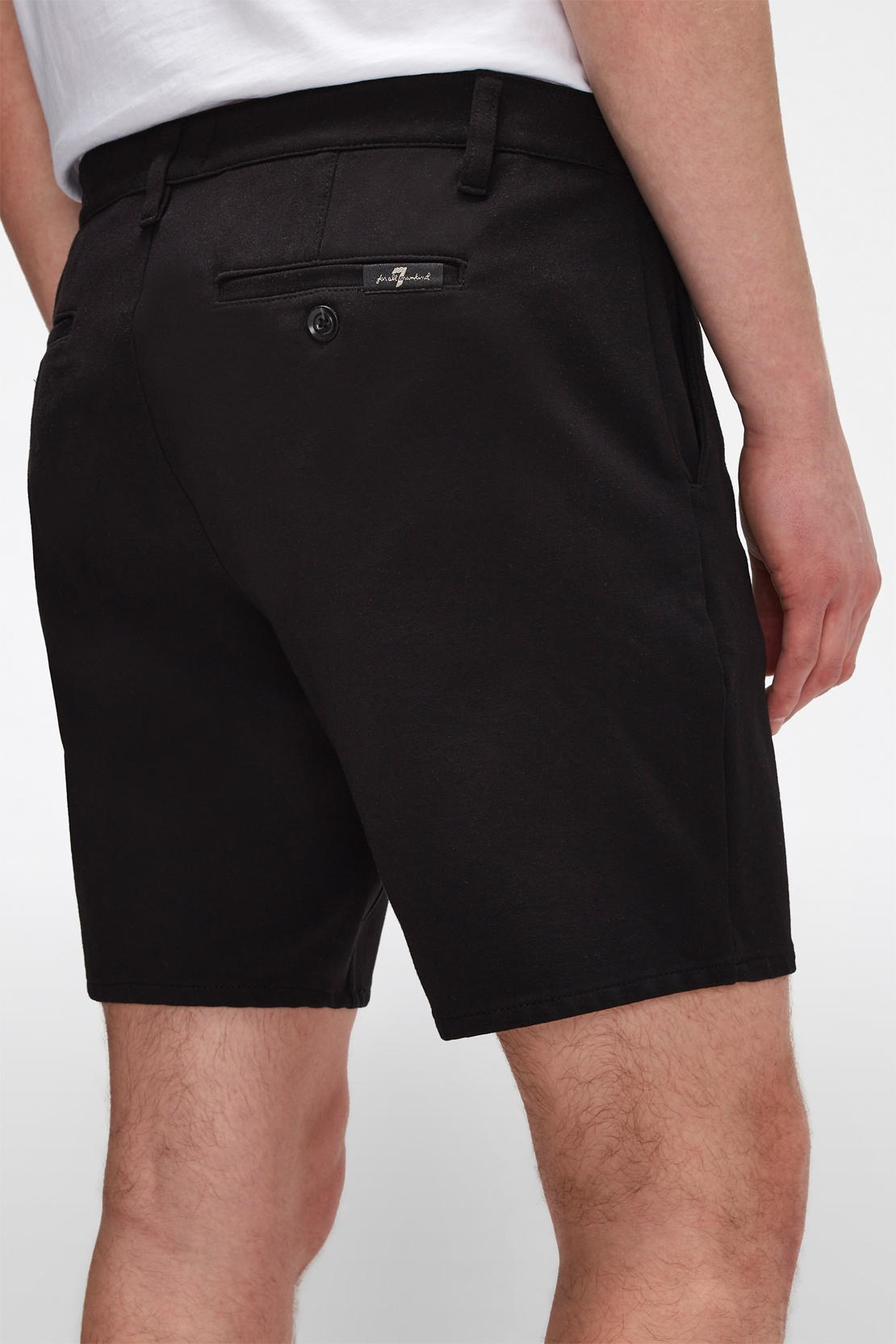 Travel Short Double Knit Black_JSTRB960BL_BL_03