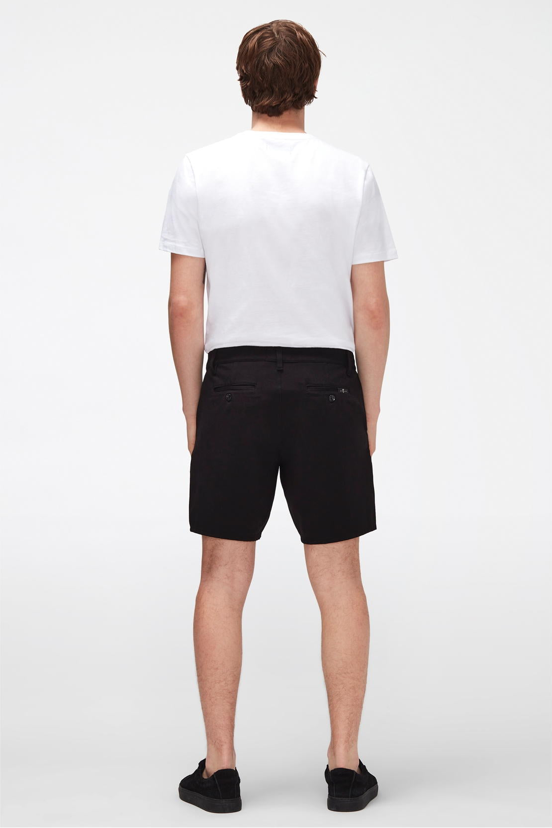 Travel Short Double Knit Black_JSTRB960BL_BL_04