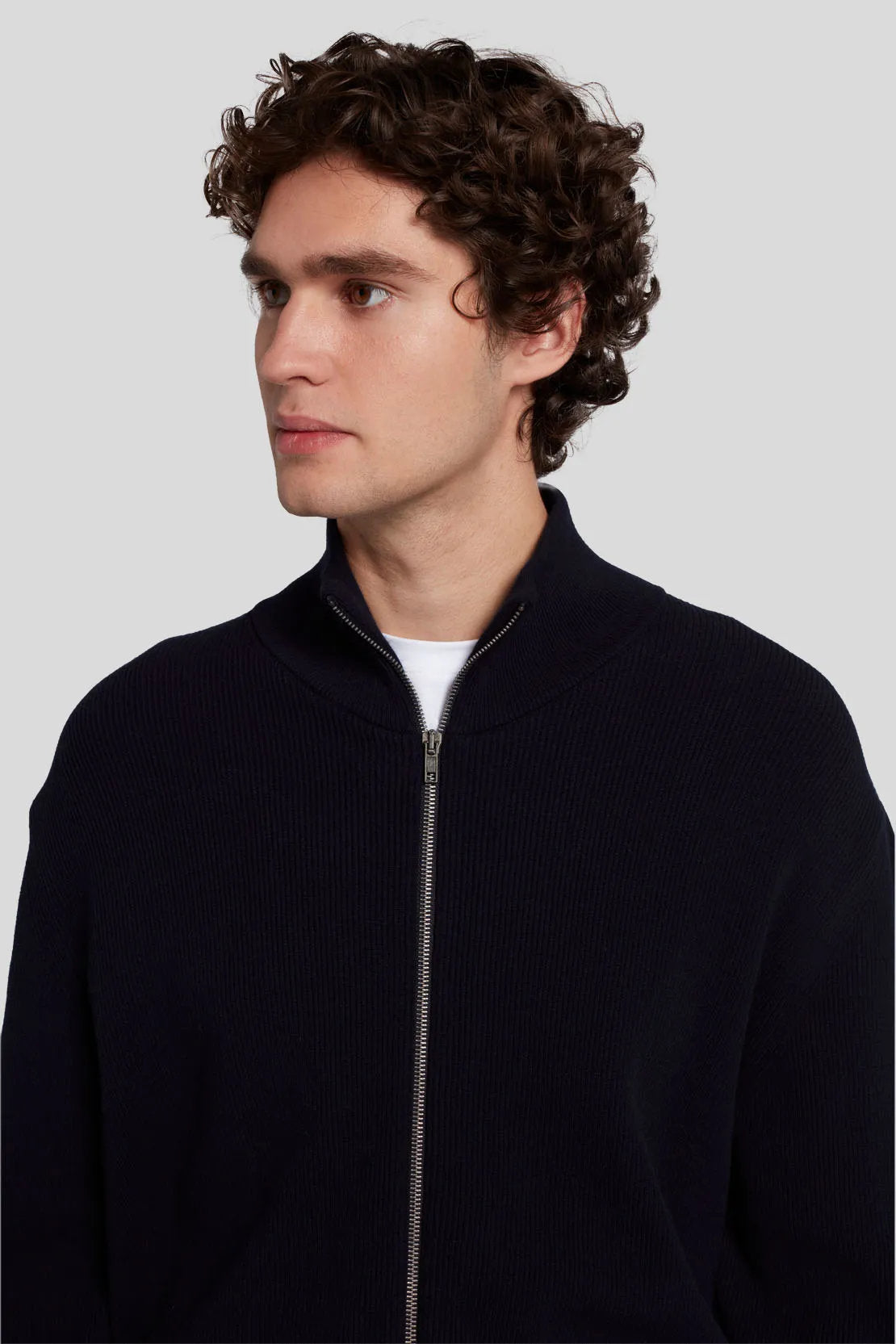 Full Zip Sweater Luxe Performance Navy_JSWM2260NV_NV_06