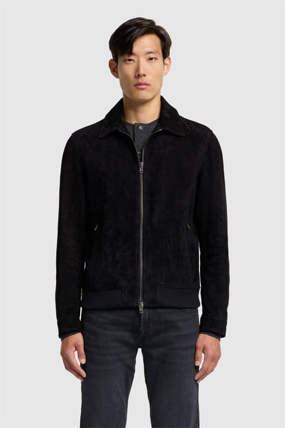 Zip Jacket Suede Black_JSZM1570BK_BK_01