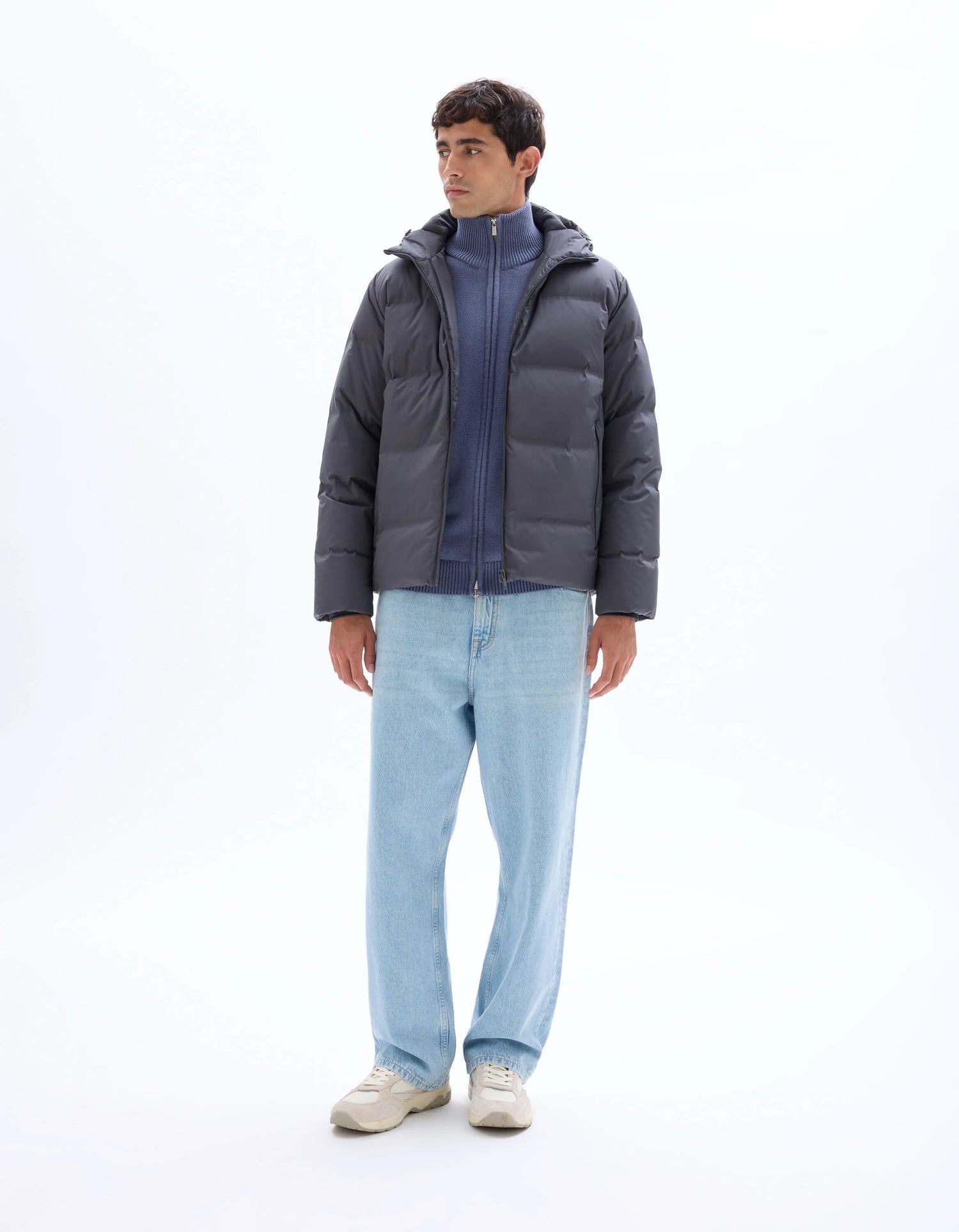 Celio_Anthracite_Seamless 90% Down 10% Feather Down Jacket_JUAIR_ANTHRACITE_02