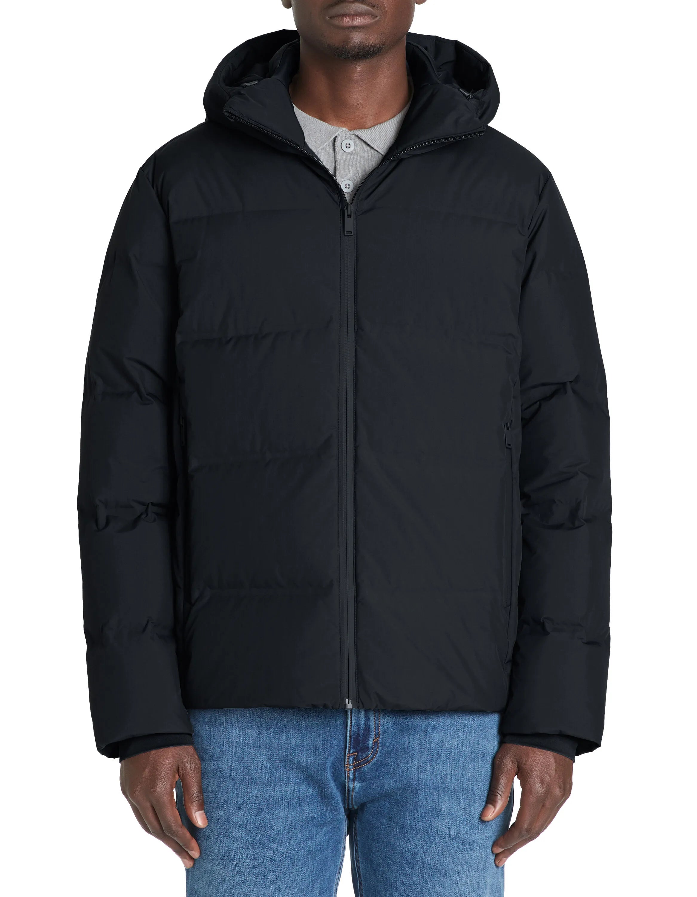 Celio_Black_90% Down 10% Feather Seamless Down Jacket_JUAIR_BLACK_01
