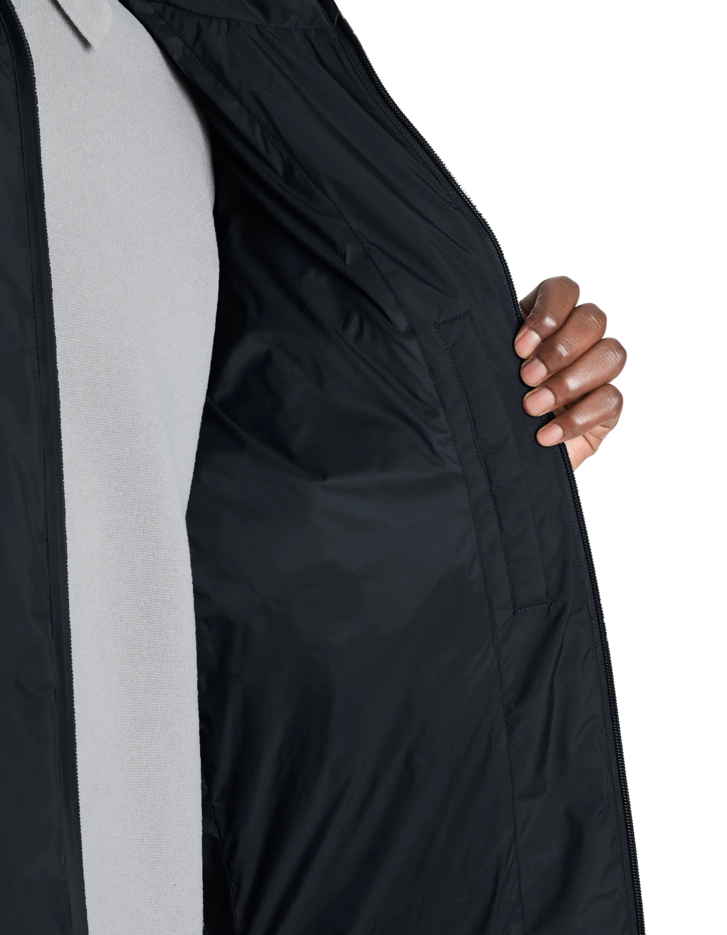 Celio_Black_90% Down 10% Feather Seamless Down Jacket_JUAIR_BLACK_04