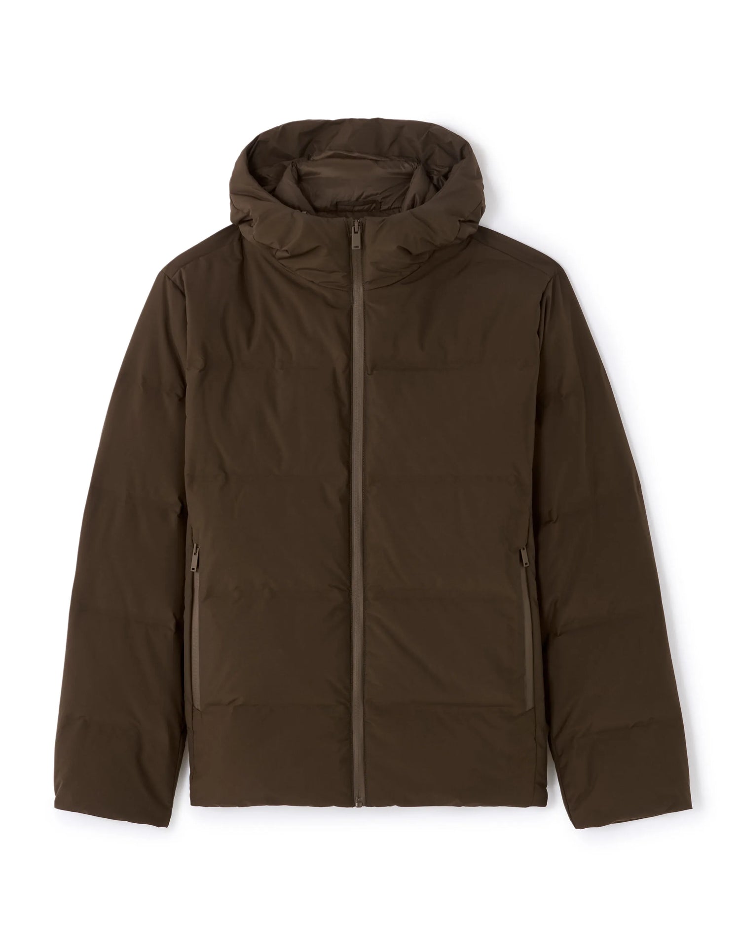 Celio_Brown_90% Down 10% Feather Seamless Down Jacket_JUAIR_BROWN_01