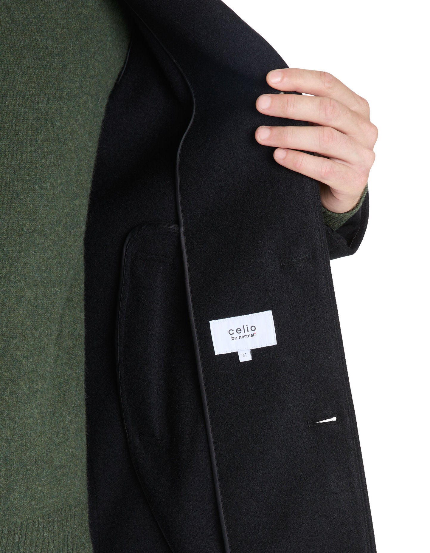 Celio_Unlined Long Coat - Black_JUBIAIS_BLACK_05