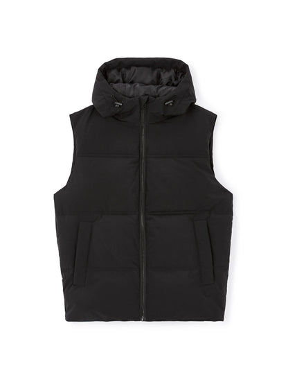 Celio_Black_Warm Sleeveless Hooded Down Jacket_JUBIANCO_BLACK_05