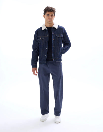 Celio_Brut_Sherpa-Lined Denim Jacket_JUDENSHERP_BRUT_02