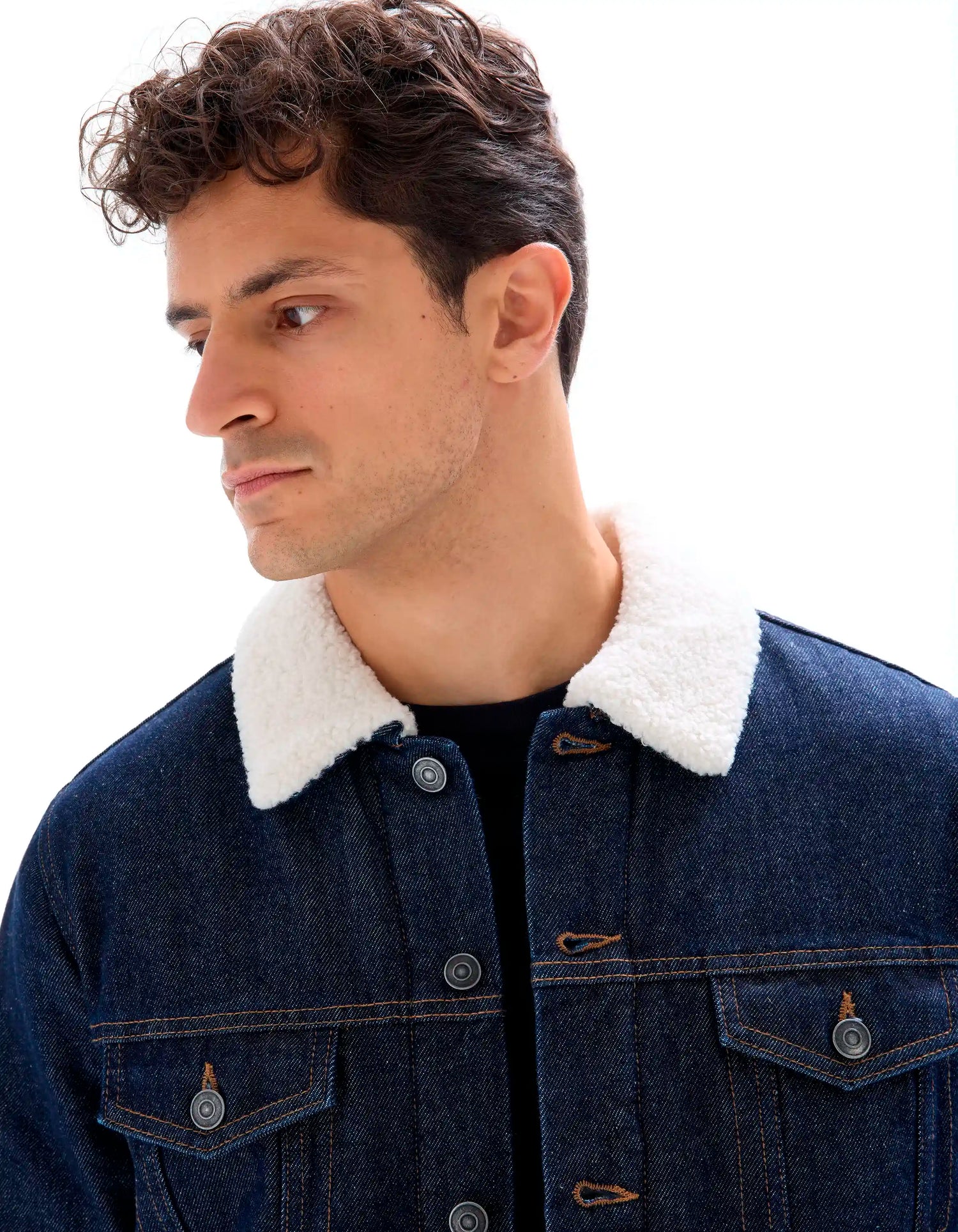 Celio_Brut_Sherpa-Lined Denim Jacket_JUDENSHERP_BRUT_04