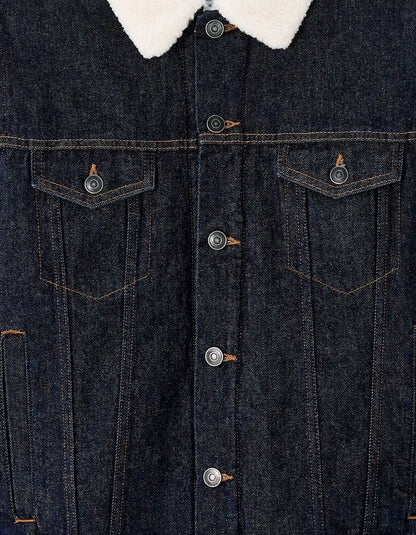 Celio_Brut_Sherpa-Lined Denim Jacket_JUDENSHERP_BRUT_05
