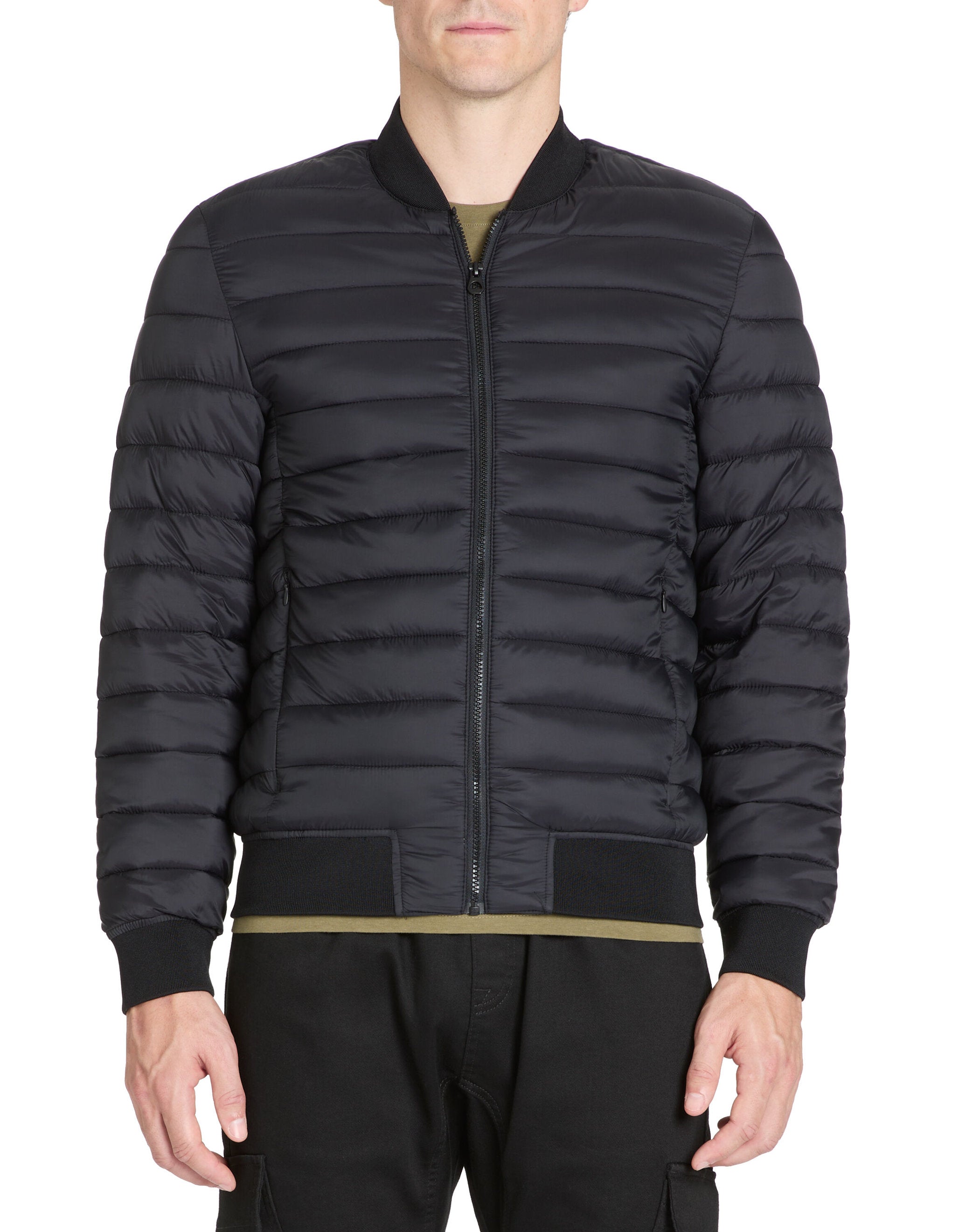 Celio_Black Light Bomber Neck Down Jacket_JULIGHTY_BLACK_01