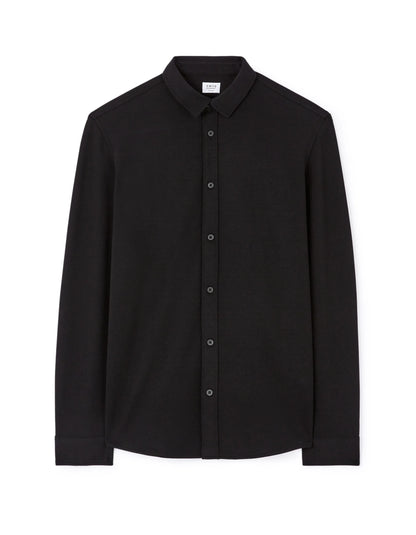 Celio_Black_Regular Jersey Shirt_LAHEM_BLACK_04