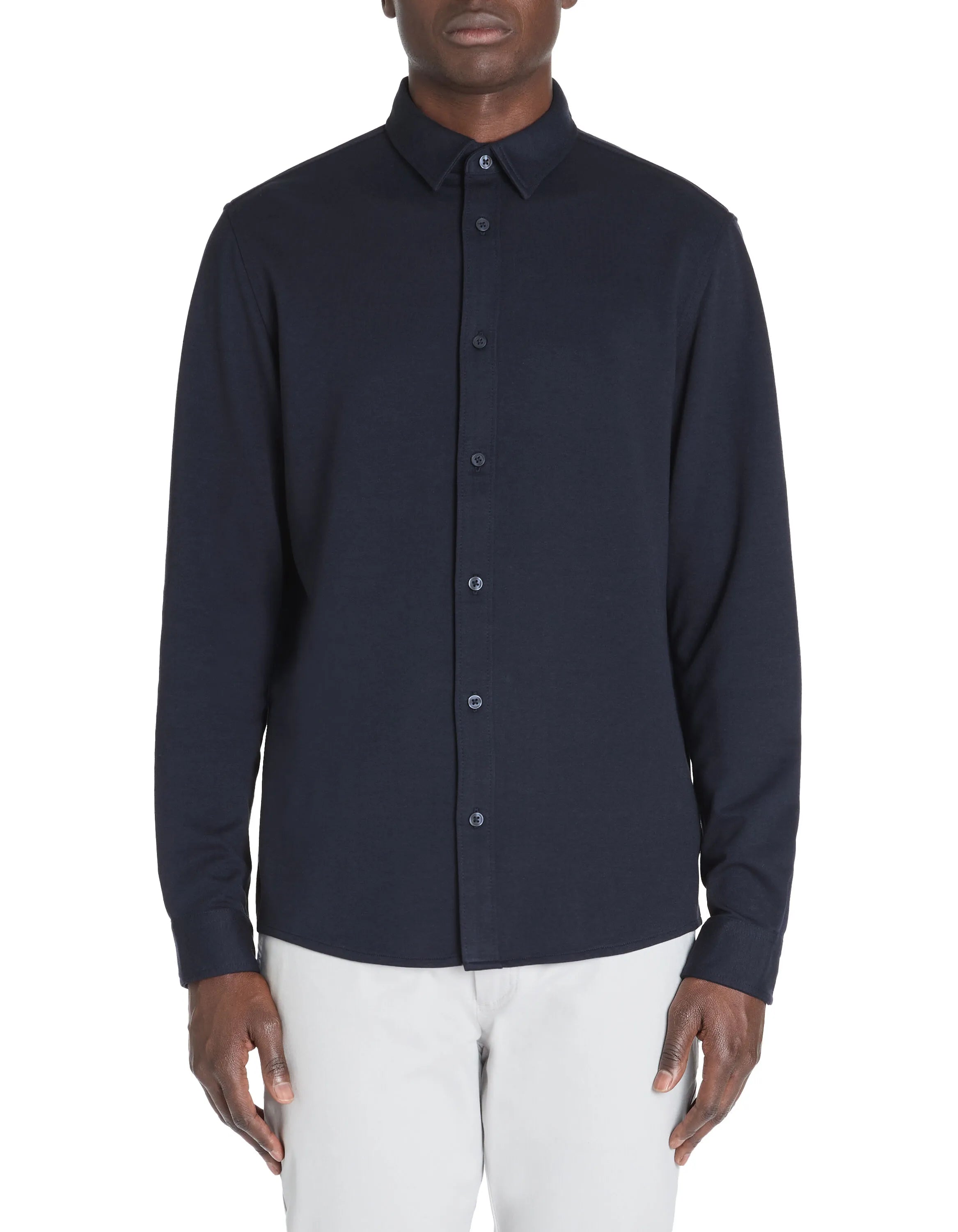 Celio_Navy_Regular Jersey Shirt_LAHEM_NAVY_02