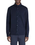 Celio_Regular Casual Stretch Cotton Shirt - Navy_LAJERSEY_NAVY_01