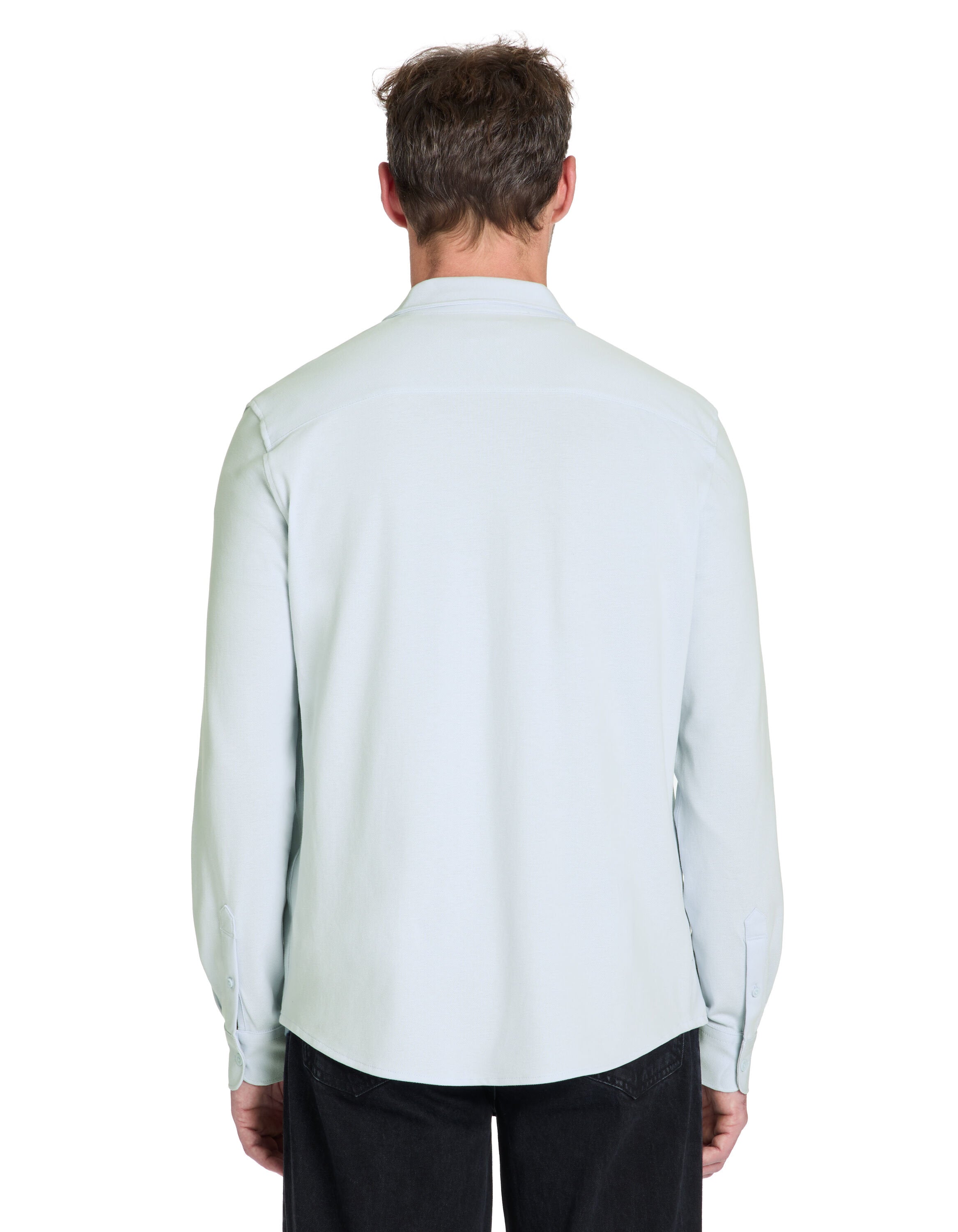 Celio_Light Blue Regular Stretch Cotton PiquŽ Shirt_LAPIC_LIGHT BLUE_03