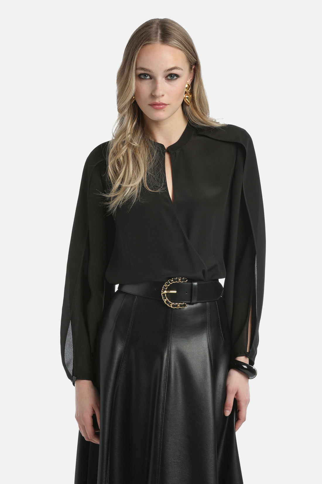 Luisa Spagnoli_Lastra - Wrap Blouse_LASTRA_0101_01